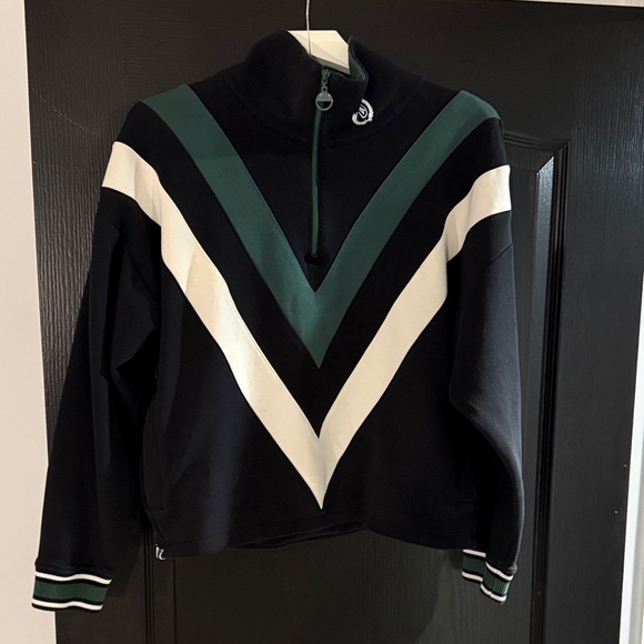 Fore all ⛳️Black and Green Women's Zip Sweatshirt great condition - Picture 1 of 5